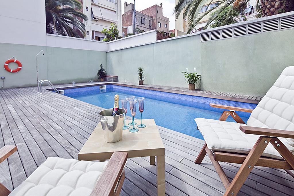 Apartment Barcelona Rentals - Gracia Pool Apartments Center Buitenkant foto